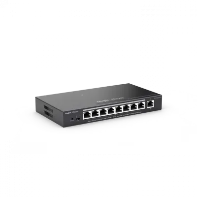 سويتش POE من روجي RG-ES209GC-P: جهاز ذكي مُدار عبر السحاب بـ 9 منافذ