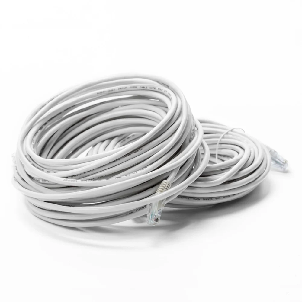 كيبل شبكة CAT6 جاهز لتركيب كاميرات مراقبة