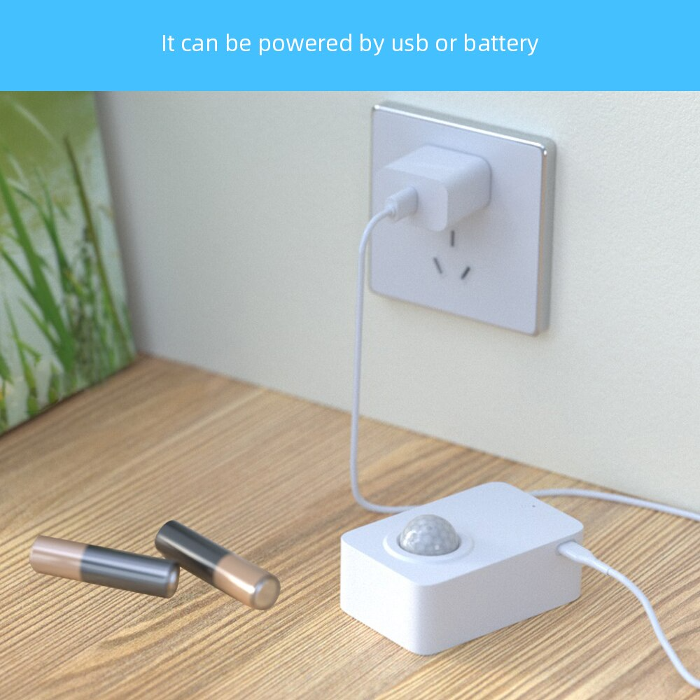 حساس كاشف للحركة واي فاي مع الانذار عبر الجوال PIR Motion Sensor