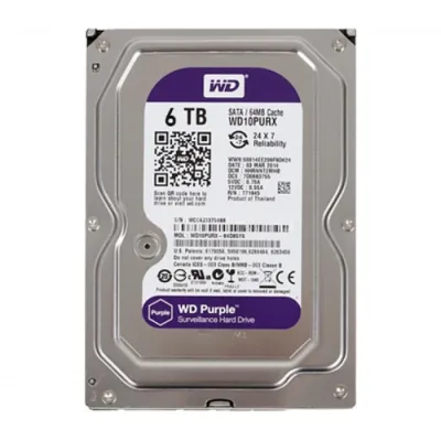 WD Purple 6TB Hard Disk Drive - WD 6TB هارديسك