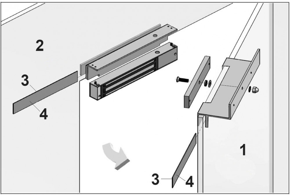 جرس باب IP door station 