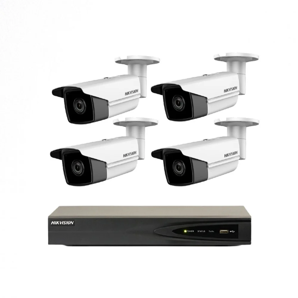 طقم كاميرات شبكية 8 ميجـا IP - شامل التركيب