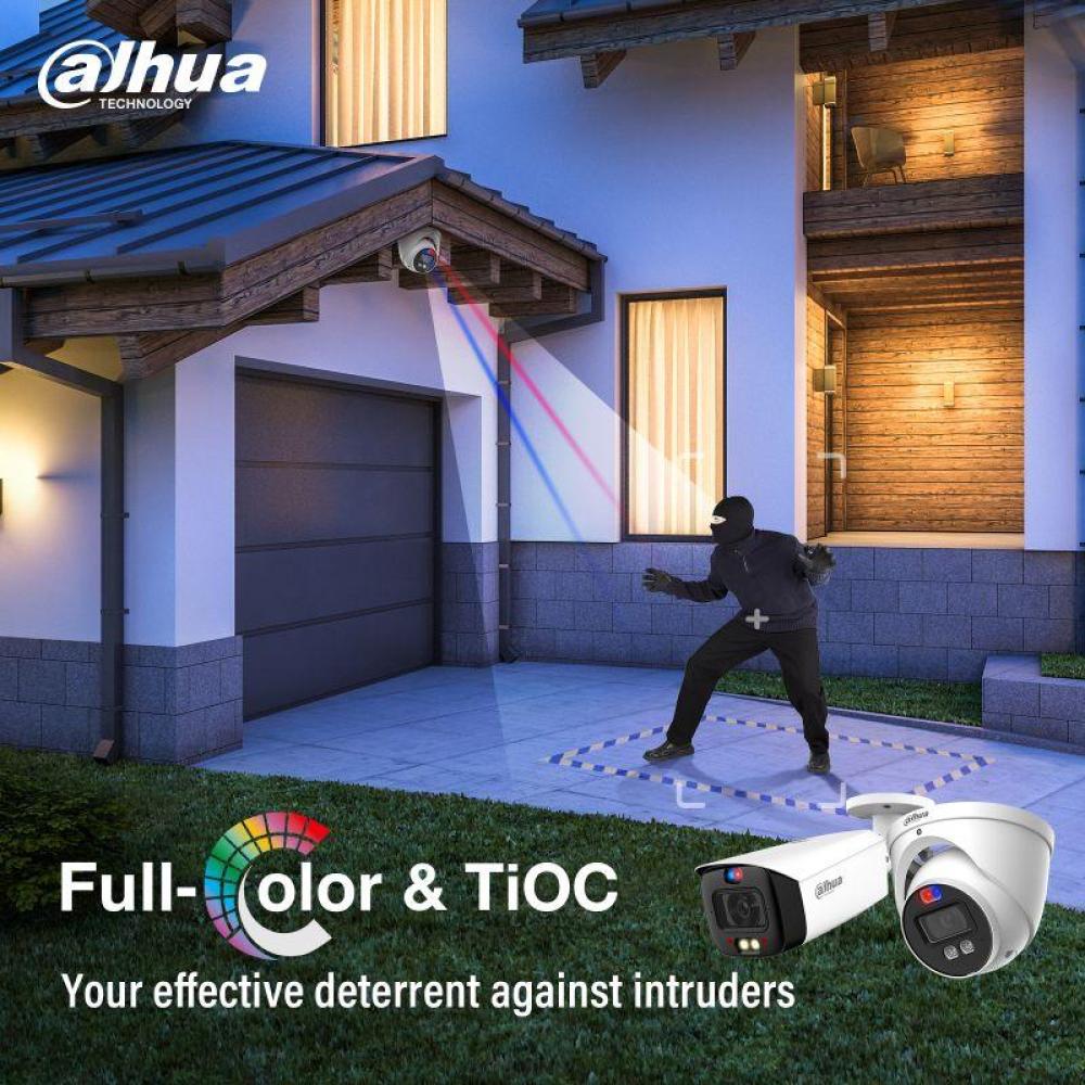  كاميرات مراقبة - 8 ميجابكسل 4K بلس+ TiOC تصوير ليلي ملون - كاميرات مراقبة 1 داخلية أو خارجية شاملة جهاز التسجيل و الذاكرة 1 تيرابايت